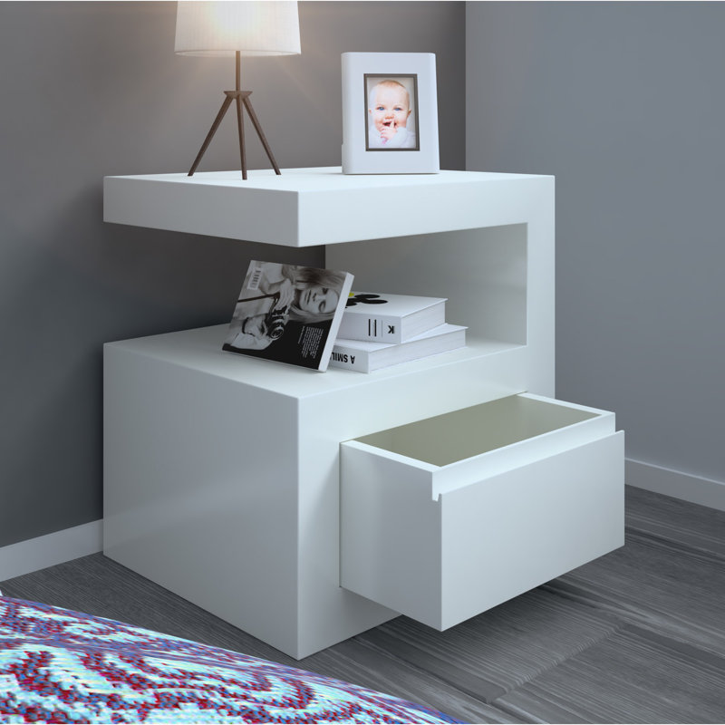Pande Floor Shelf End Table
