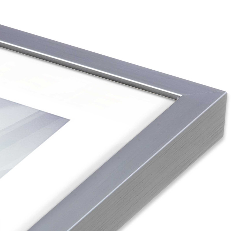Impression de crépuscule tropical, H 25,25 po x l 19,25 po x P 1,25 po, Cadre en chrome poli