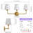  3 - Light Modern Dimmable Vanity Light With Linen Shade-1471026718