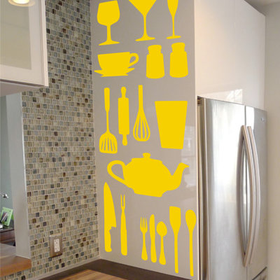 Décalcomanie murale de cuisine