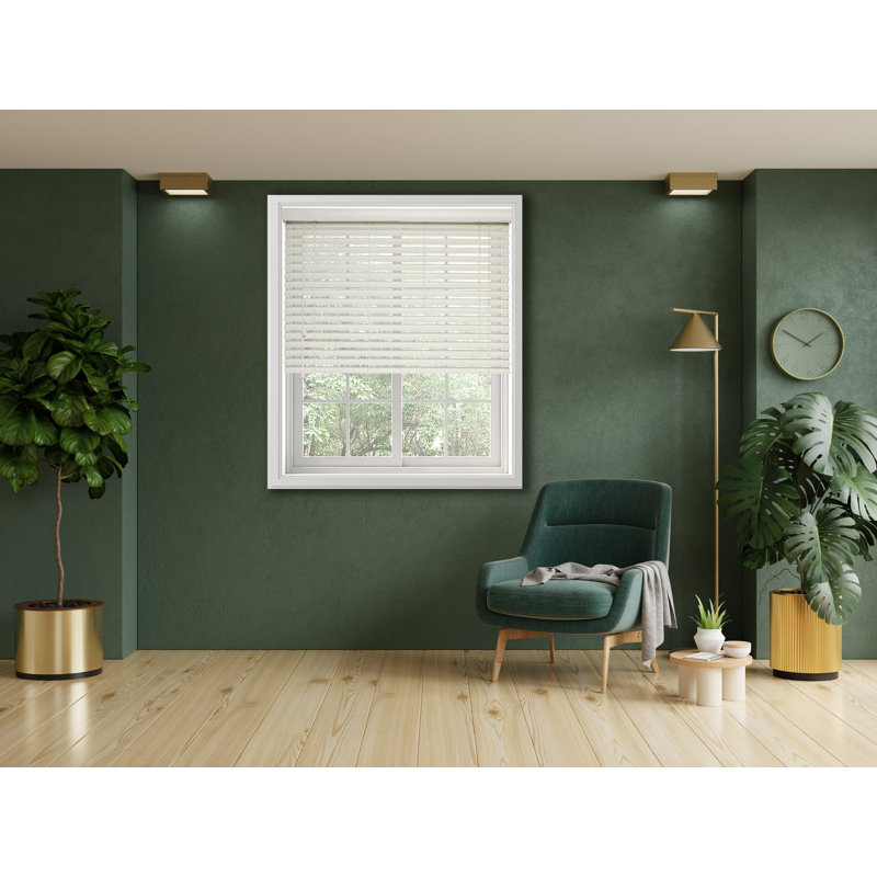 Faux Wood Roller Blind, 115cm W x 120cm L