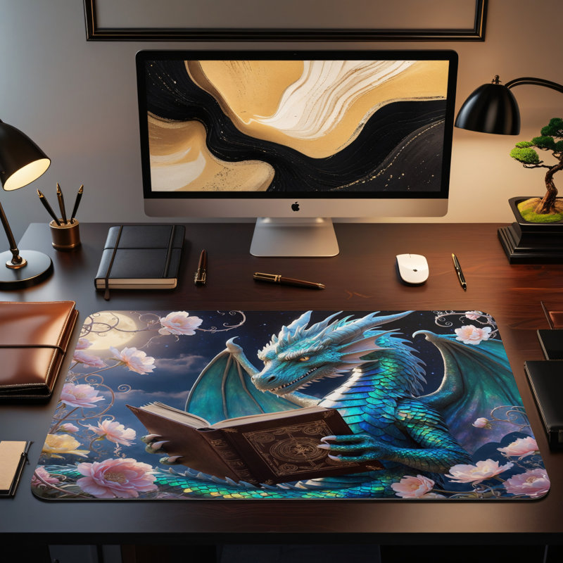 Polyester Desk Pad, 23.6x13.8
