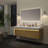 60" Wall-Mounted Double Bathroom Vanity with Sink
