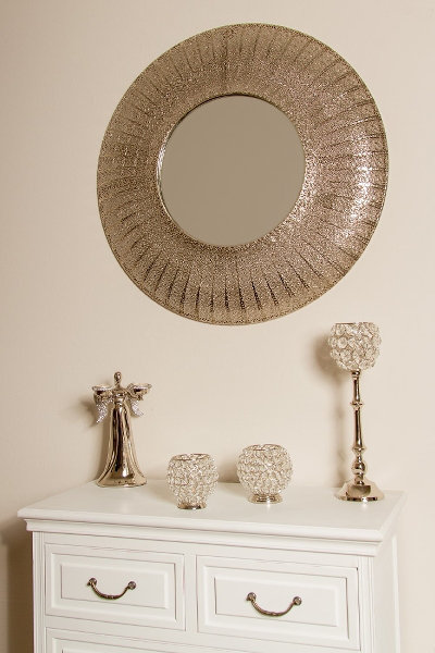 Esden Metal Flat Wall Mirror