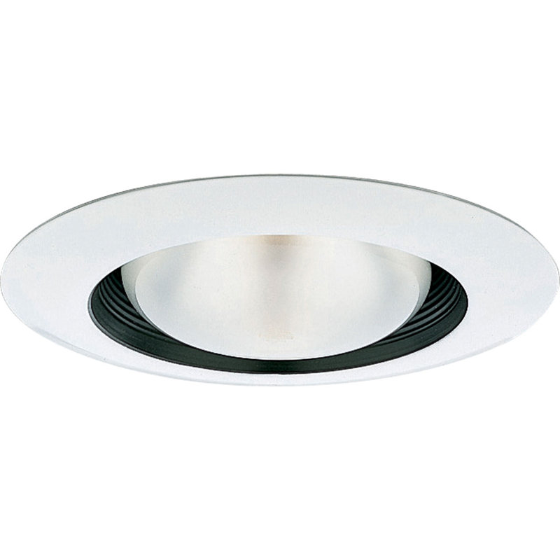 Step Baffle 6" Recessed Trim, Black