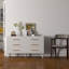 Commode double 47,5 po à 6 tiroirs avec poignées en métal-1700945734