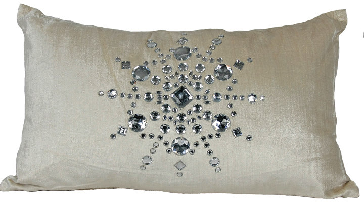 Oreiller lombaire Bejeweled Snowflake