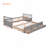 Ajavian Three Drawers Wooden Daybed with Trundle-1561704861-1577153691