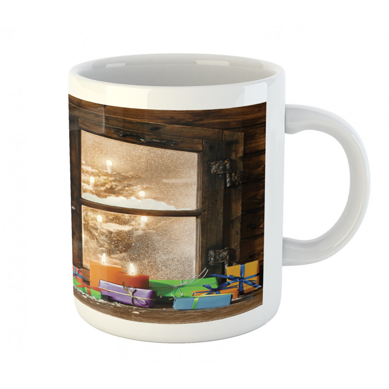 Grande tasse à café snow