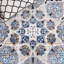 Manado Oriental Grey/Light Blue Area Rug-2130599348