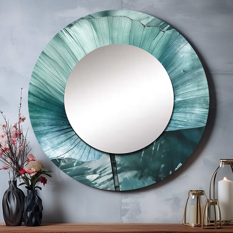 Miroir mural Onetta Ginkgo, 36 po x 36 po