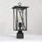 Dekotah 1-Light Matte Black Hammered Hardwired Lantern Head