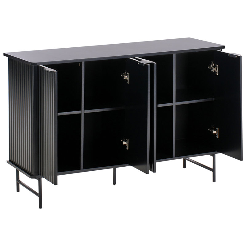 GLASTONBURY 120cm Sideboard, Black