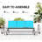 Glider Swing For Outdoor, 3 Seats, Mesh Fabric, Metal Frame, Gray, Smooth Rocking, Great Patio And Backyard, 57.9" L X 27.6" W 33.5" H, 660 Lbs Capacity Outdoor Bench, - Seater Design, Breathable