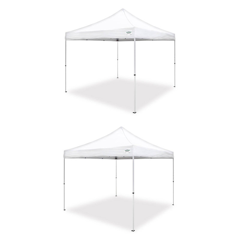10 Ft. W x 10 Ft. D Steel Pop-Up Canopy