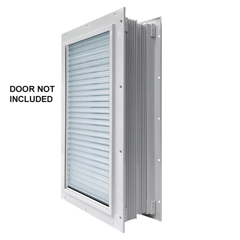 Metal Electronic Pet Door, Large (24" H x 13.25" W x 5" D)