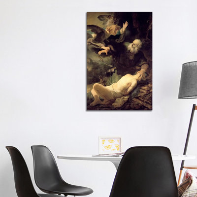 The Sacrifice Of Abraham, 1635 by Rembrandt Van Rijn - Wrapped Canvas Painting