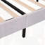 Lit plateforme en velours pour lit double-89455616