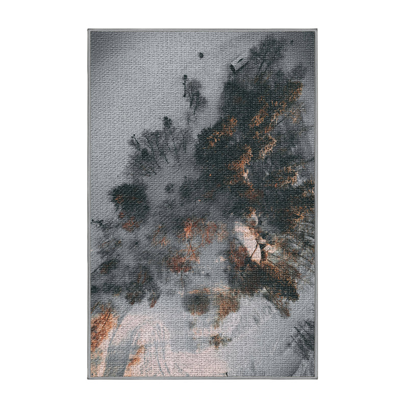 Abstract Indoor Rug, Rectangle 3' x 5'