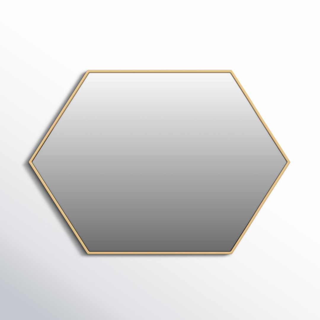 Sabine Metal Hexagon Wall Mirror RE/FINE™ 