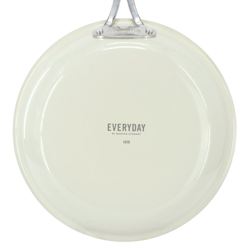 10-Inch Linen Aluminum Ceramic Nonstick Fry Pan