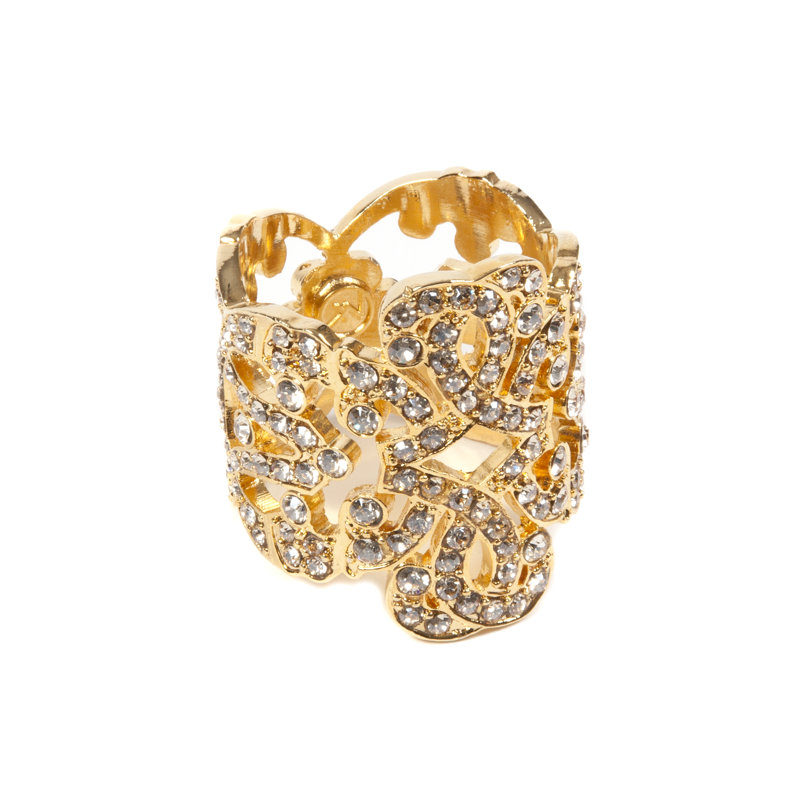 Bridal Napkin Rings, Gold
