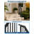 1 Pack 2-Step Adjustable Wrought Iron Stair Handrail Kit with Balusters, Black