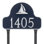 Sailboat Arch Address plaque