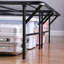 Lit plateforme noir