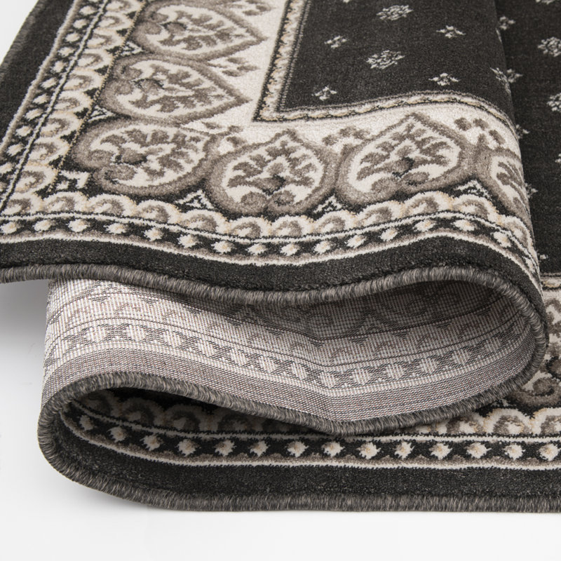 Fleur de Lis Woven Area Rug and Runners, 26"x50'