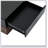 Multi-functional Square 360°Rotating Coffee Table with 2 Drawers, High Gloss 2-Tier Centre Table