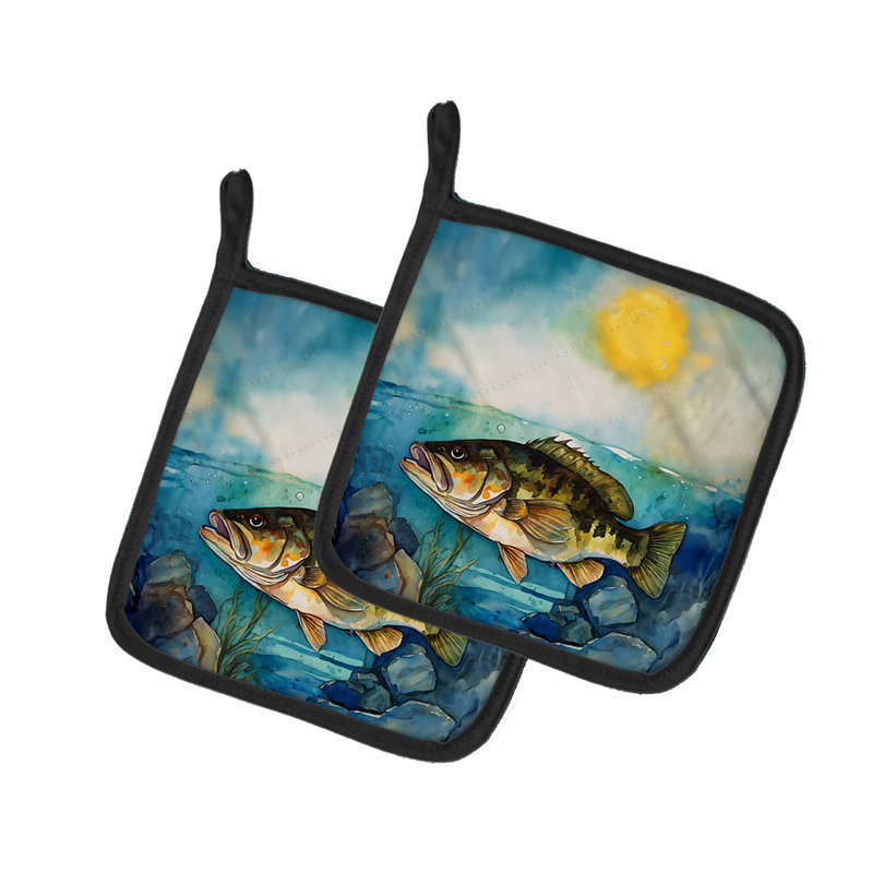 Caroline's Treasures Nautical Collection Polyester Potholder Set