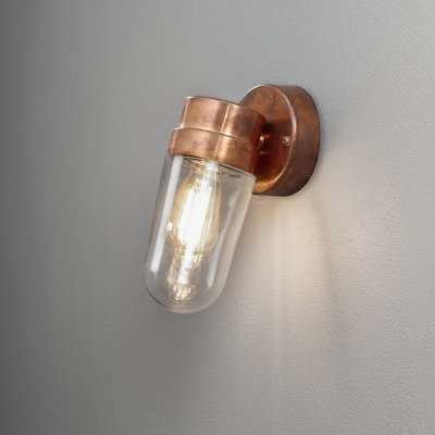 24.5cm H Outdoor Armed Sconce