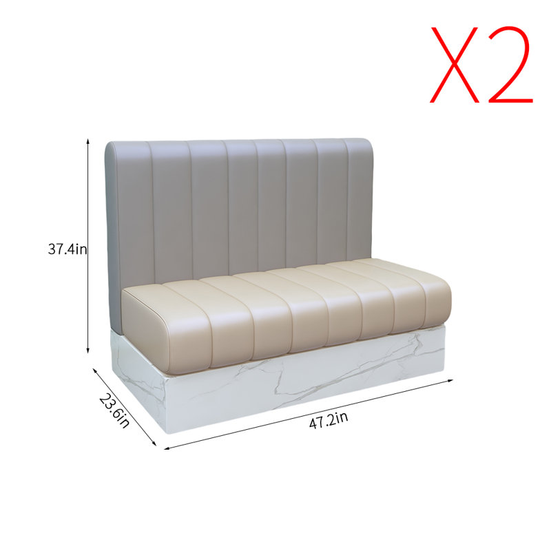 Banc rembourré Modern Light Luxury
