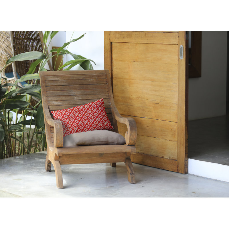 Housse de coussin rectangulaire et insert Nautical Nights, Rouge / Orange