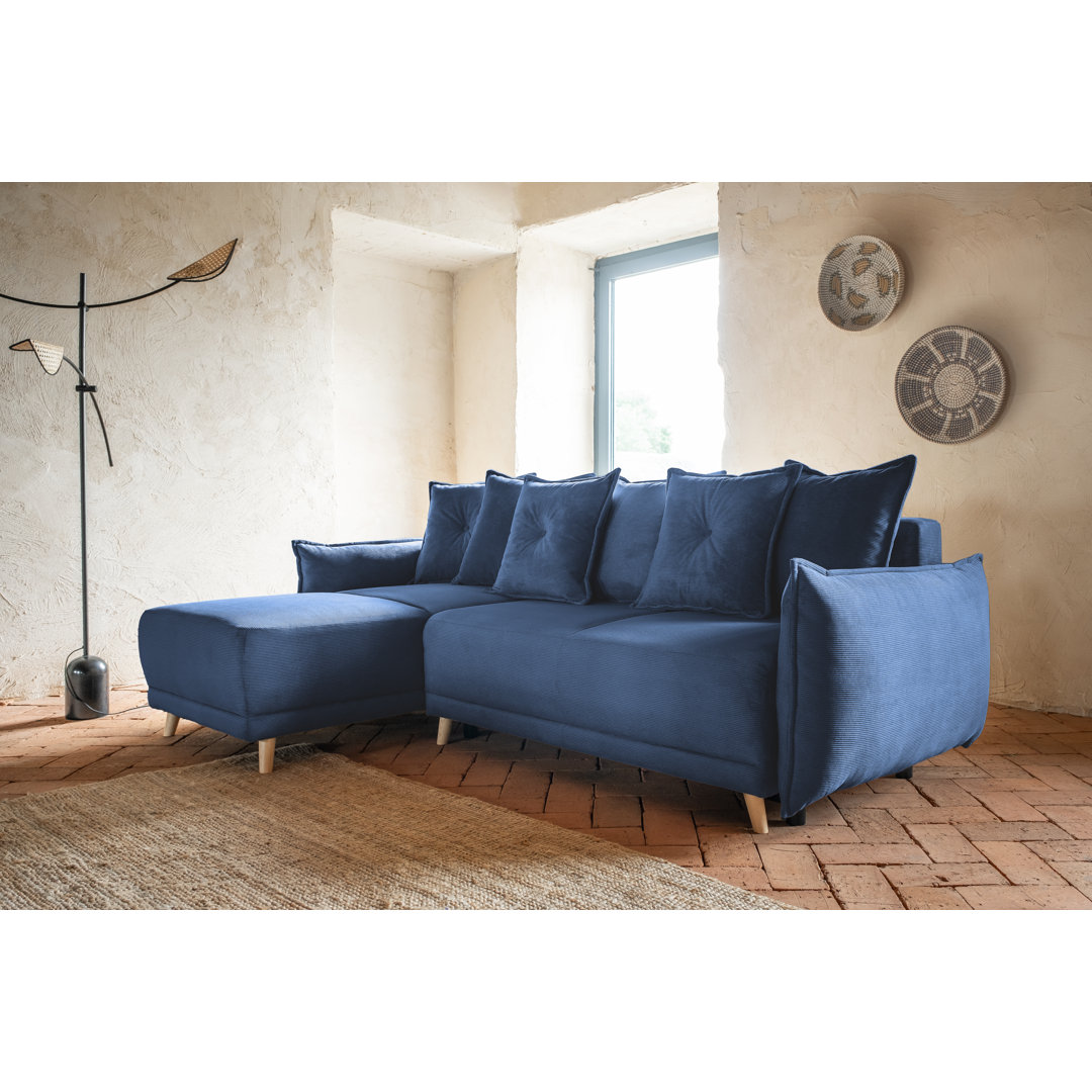 Lazy Lukka Ecksofa mit Bettfunktion und Bettkasten