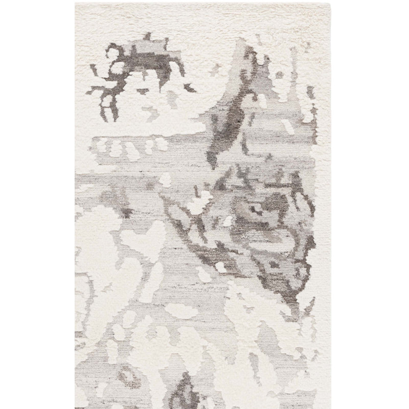 Casablanca 448 Hand Tufted Wool Pile Abstract Rug, Rectangle 8' x 10'