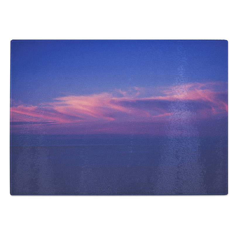 Glass Light Clouds Chopping Board, 39 cm W x 28.5 cm L