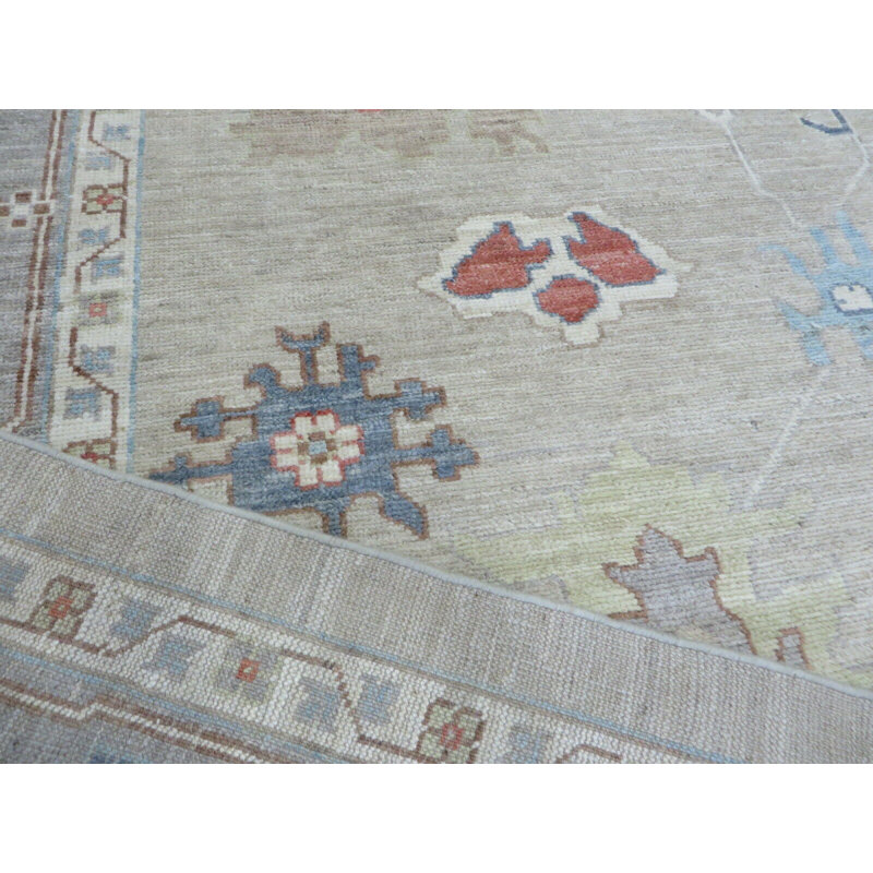 Tapis oriental turc noué à la main 10 pi 1 po x 13 pi 7 po 94748228BB2F43B68CC6C93825D7E9DB