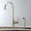 Kingston Brass Concord Single-Handle 2-Hole Deck Mount Kitchen Faucet with Side Sprayer-29484986