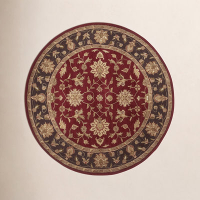 Byler Garnet Hand-Tufted Wool Oriental Rug