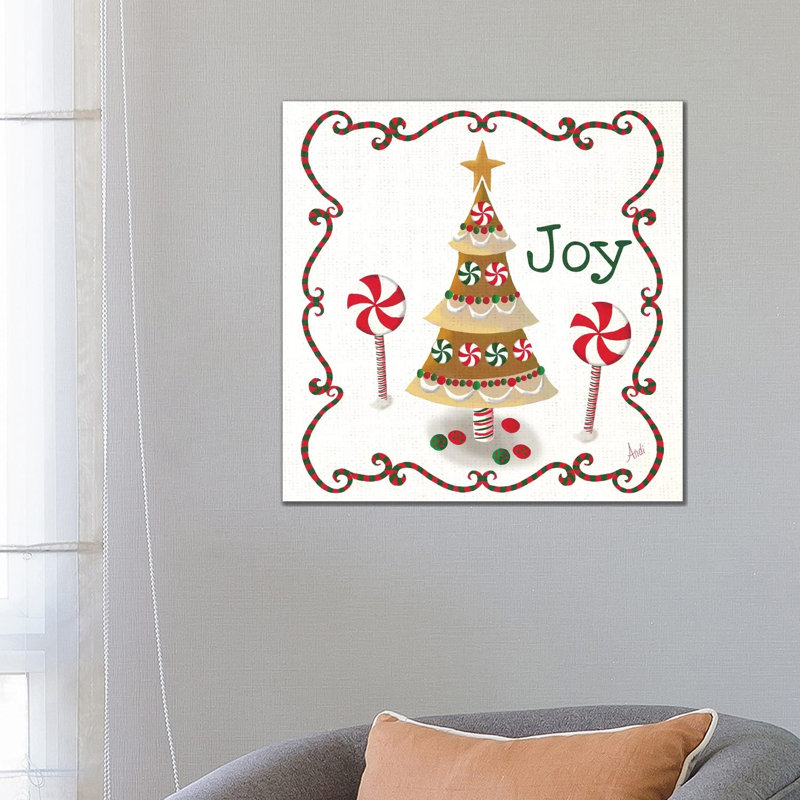Gingerbread Forest III by Andi Metz - Wrapped Canvas Print, 66.04 cm H x 66.04 cm W x 1.91 cm D