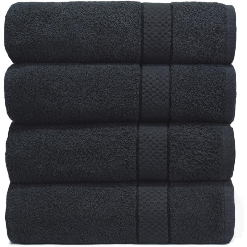 Casabella Premium Large Bath Sheet 80x140cm, Black
