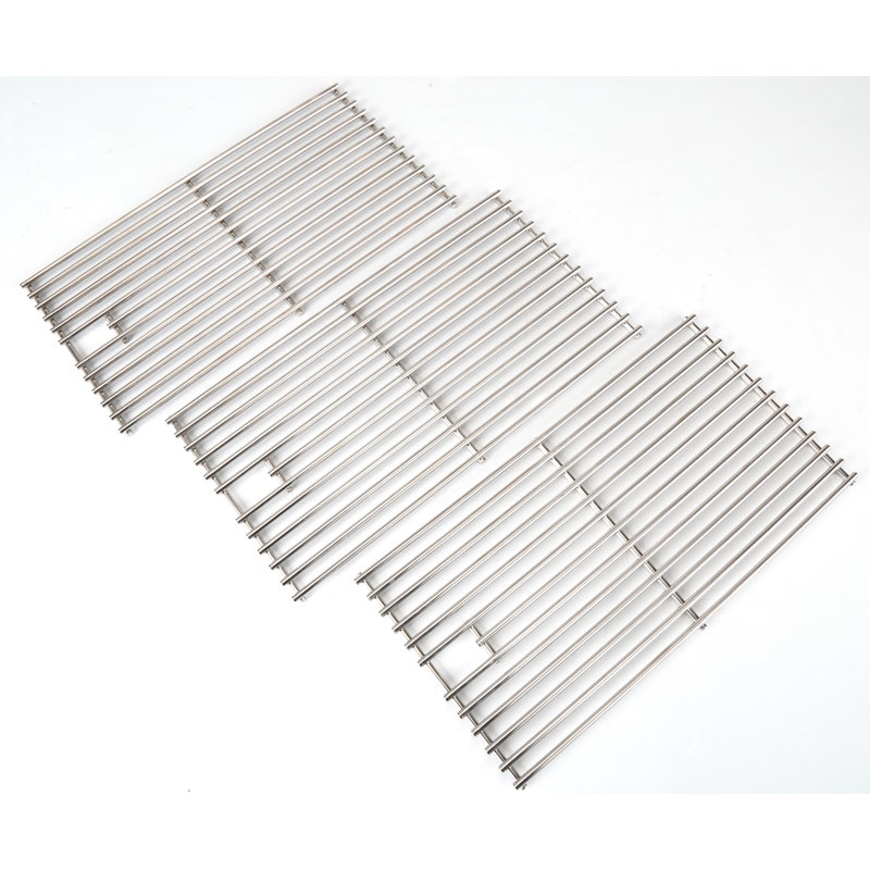 Barbecue au propane liquide en acier inoxydable 4 + 2 avec grilles de cuisson Monument 35633 Clearview