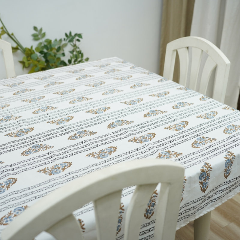 Couverture de table éco-responsable durable à motifs traditionnels Kali , 60 po carré