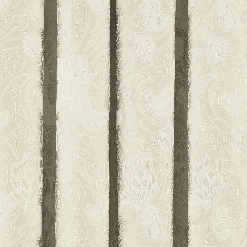 ASHBEE 100% Cotton Room Darkening Curtain Panel Pair, Ivory
