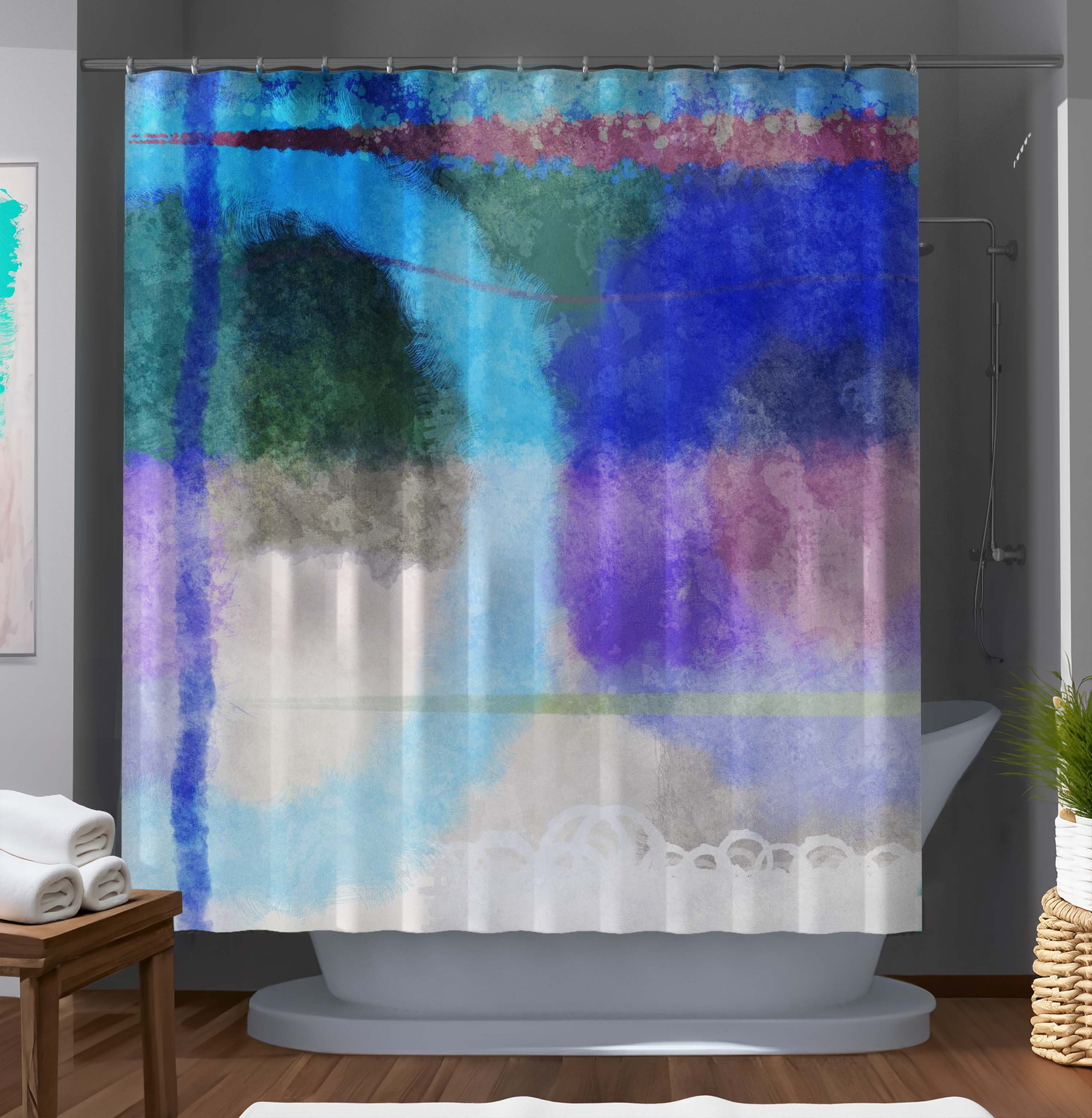 East Urban Home Extra Trendy Shower Curtain | Wayfair