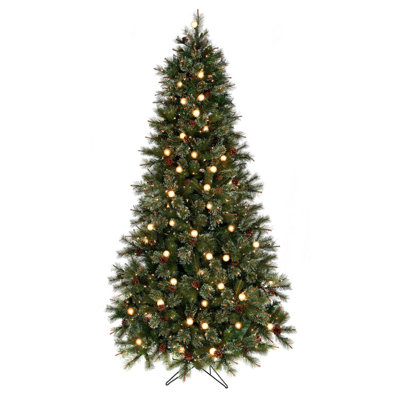 Arbre de Noël artificiel pin vert Twinkle