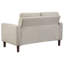 Causeuse capitonnée beige-1953897327