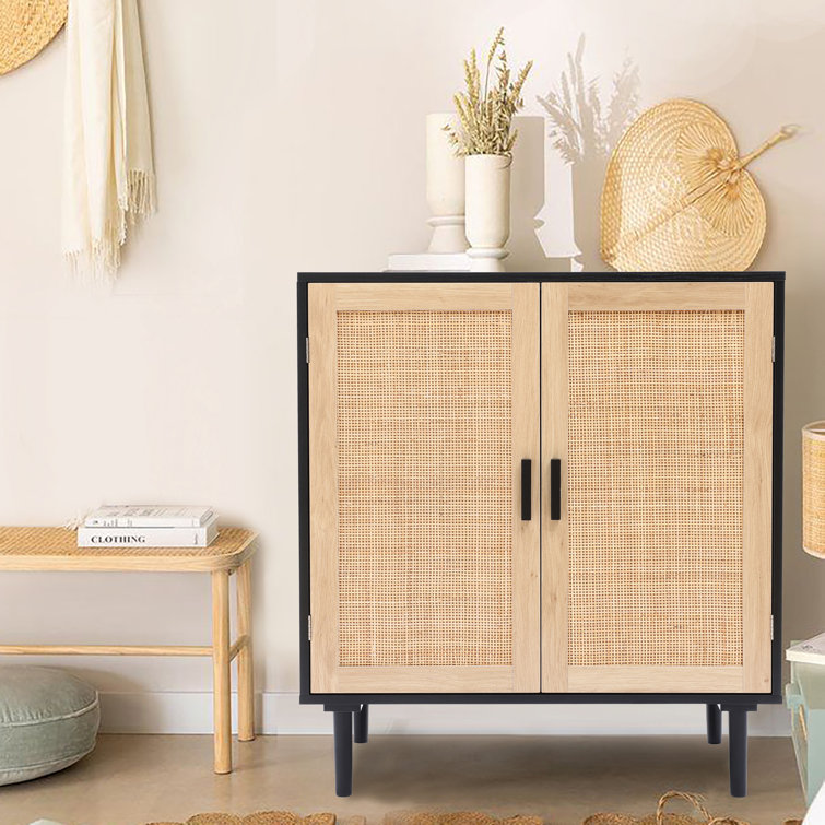 Aydrienne 34.6" 2 - Door Tall Accent Cabinet